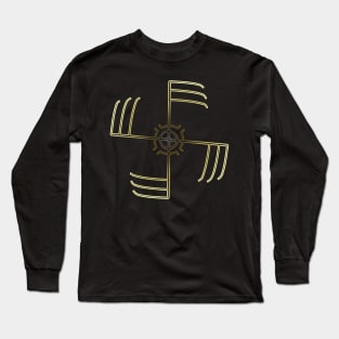 Courage in Combat Rune Long Sleeve T-Shirt